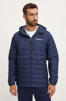 Columbia geaca sport Powder Lite II culoarea albastru marin, 2086944 imagine