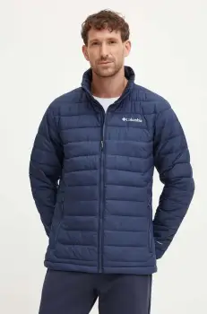 Columbia geaca sport Powder Lite II culoarea albastru marin, 2086964 imagine