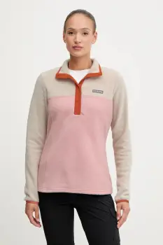 Columbia hanorac Benton Springs culoarea negru, cu model, 2085651 imagine