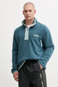 Columbia hanorac Helvetia II culoarea negru, uni, 2090891 imagine