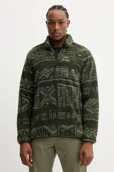 Columbia hanorac in aer liber Rugged Ridge culoarea verde, cu model, 2135471 imagine