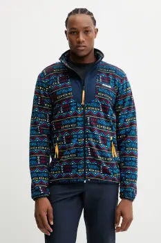 Columbia hanorac in aer liber Sequoia Grove culoarea bleumarin, cu model, 2135511 imagine