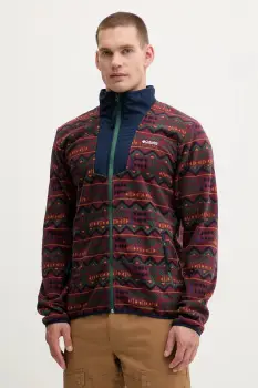 Columbia hanorac in aer liber Sequoia Grove culoarea bordo, cu model, 2135511 imagine