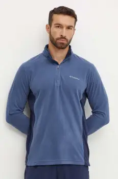 Columbia hanorac Klamath Range II culoarea albastru marin, modelator imagine