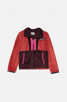 Columbia hanorac polar pentru copii Back Bowl culoarea rosu, modelator, 2087801 imagine