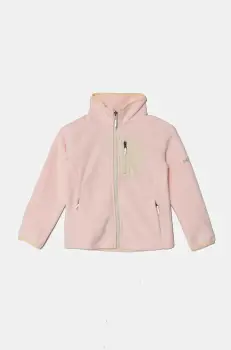 Columbia hanorac polar pentru copii Fast Trek IV culoarea roz, neted, 2087792 imagine