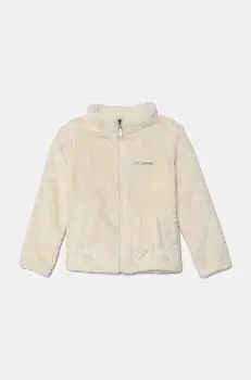Columbia hanorac polar pentru copii Fire Side culoarea bej, neted, 1799083 imagine