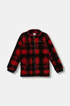 Columbia hanorac polar pentru copii Rugged Ridge culoarea rosu, cu imprimeu, 2097021 imagine