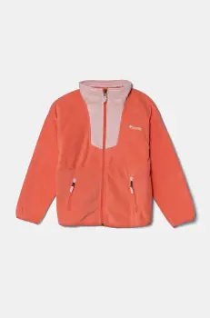 Columbia hanorac polar pentru copii Sequoia Grove culoarea bej, cu imprimeu, 2087631 imagine