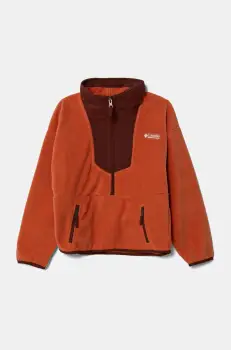 Columbia hanorac polar pentru copii Sequoia Grove culoarea rosu, cu imprimeu, 2087651 imagine