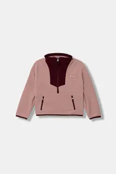 Columbia hanorac polar pentru copii Sequoia Grove culoarea rosu, cu model, 2087651 imagine