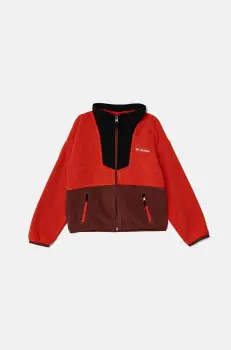 Columbia hanorac polar pentru copii Sequoia Grove culoarea rosu, modelator, 2087631 imagine