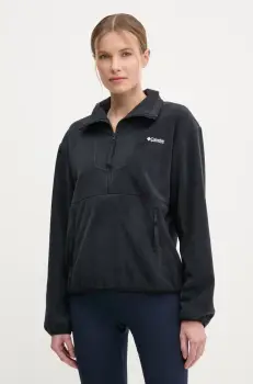 Columbia hanorac Sequoia Grove culoarea negru, neted, 2085453 imagine