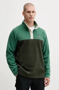 Columbia hanorac Steens Mountain Half Snap culoarea negru, cu model, 2097721 imagine