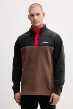 Columbia hanorac Steens Mountain Half Snap culoarea negru, cu model, 2097721 imagine