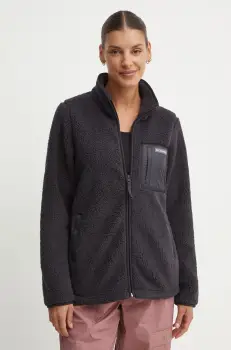 Columbia hanorac West Bend culoarea negru, neted, 2099271 imagine