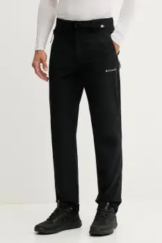 Columbia pantaloni de exterior Essential Hike culoarea negru, drept, 2136921 imagine