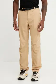 Columbia pantaloni de exterior Skien Valley culoarea bej, 2123354 imagine