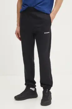 Columbia pantaloni de trening Meridian Creek culoarea negru, neted, 2105861 imagine