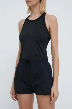 Columbia pantaloni scurti outdoor Boundless Trek Active culoarea negru, modelator, high waist, 2073124 imagine