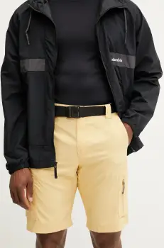 Columbia pantaloni scurti sport Silver Ridge Utility barbati, culoarea negru, 2030744 imagine