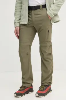 Columbia pantaloni Silver Ridge Utility barbati, culoarea verde, 2012962 imagine