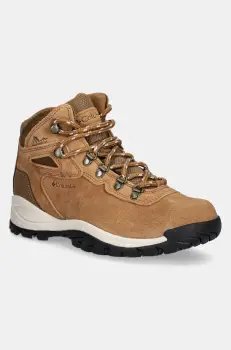 Columbia pantofi Newton Ridge Plus Waterproof femei, culoarea maro imagine
