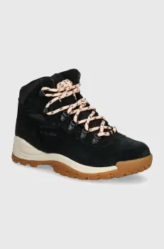 Columbia pantofi Newton Ridge Plus Waterproof femei, culoarea negru imagine