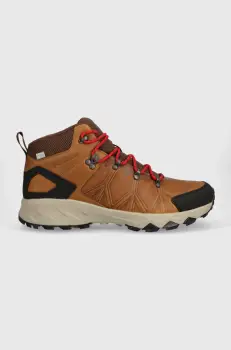 Columbia pantofi Peakfreak II Mid barbati, culoarea maro imagine