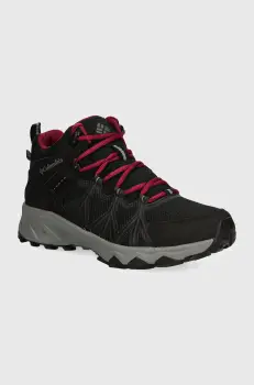 Columbia pantofi Peakfreak II Mid Outdry femei, culoarea negru, 2100091 imagine