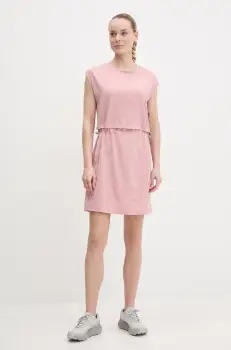 Columbia rochie sport Boundless Beauty culoarea roz, mini, drept, 2118901 imagine
