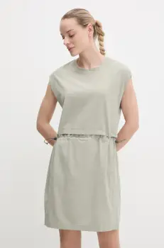 Columbia rochie sport Boundless Beauty culoarea verde, mini, drept, 2118901 imagine