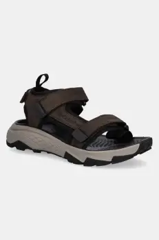 Columbia sandale din piele intoarsa PEAKFREAK RUSH barbati, culoarea maro, 2121251 imagine