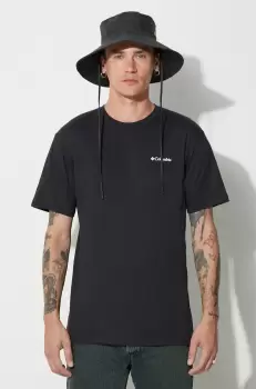 Columbia tricou din bumbac North Cascades culoarea negru, cu imprimeu 1834041-575 imagine