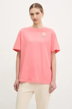 Columbia tricou din bumbac Rolling Bend femei, culoarea portocaliu, 2120031 imagine