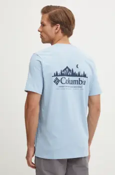 Columbia tricou Hageman barbati, cu imprimeu, 2076362 imagine