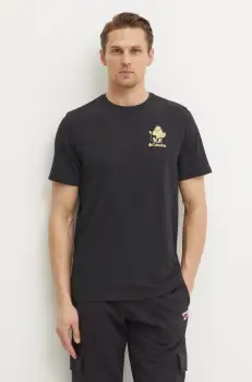 Columbia tricou Hageman barbati, culoarea negru, cu imprimeu, 2076362 imagine