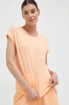 Columbia tricou sport Boundless Trek culoarea portocaliu imagine