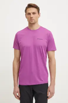 Columbia tricou sport Columbia Hike culoarea negru, neted, 1990391 imagine