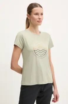 Columbia tricou sport Sloan Ridge culoarea verde, 2077451 imagine