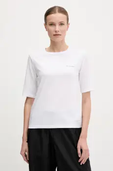 Columbia tricou sport Sun Trek culoarea alb, 2145251 imagine