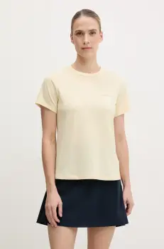 Columbia tricou sport Sun Trek culoarea galben, 2119711 imagine