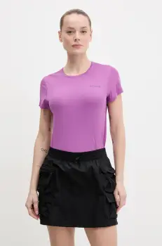 Columbia tricou sport Zero Rules culoarea violet, 2131723 imagine