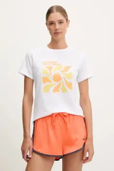 Columbia tricou Sun Trek femei, culoarea alb, 2120133 imagine