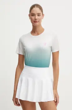 Compressport tricou de alergare Performance culoarea verde, ATSW4930 imagine