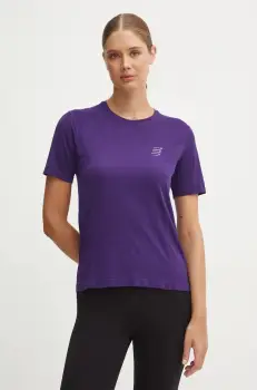 Compressport tricou de alergare Performance culoarea violet, ATSW4930 imagine