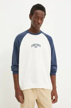 Converse bluza barbati, culoarea albastru marin, modelator, 10027641-A02 imagine