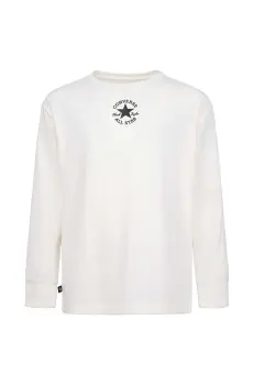 Converse bluza copii culoarea bej, cu imprimeu imagine