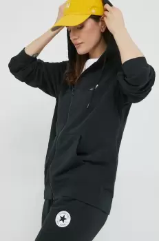Converse bluza culoarea negru, neted imagine