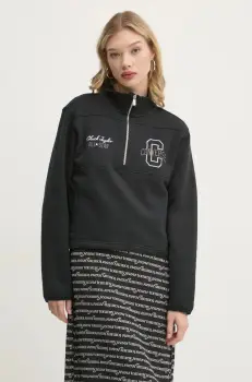 Converse bluza femei, culoarea negru, cu imprimeu, 10027566-A01 imagine